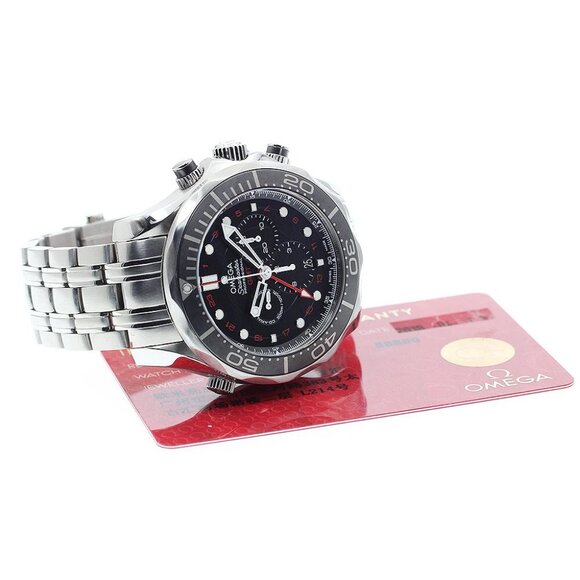 OMEGA Seamaster Diver 300M 212.30.44.52.01.001 GMT Chronograph Automatic - Picture 9 of 12